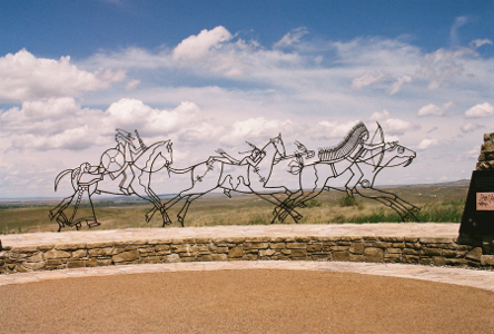 [Indian Memorial for Native Americans who died here.]