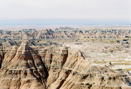 [Badlands pinnacles]